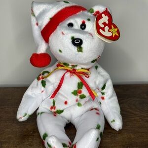 TY Beanie Baby “1998 Holiday Teddy” – Christmas Collectible Plush (Retired)